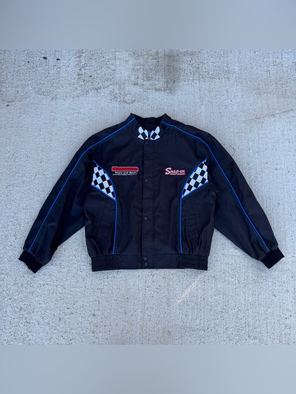 Vtg Choko Snap-On Tradition There & Back Embroidered Racing Champion Jacket Sz M